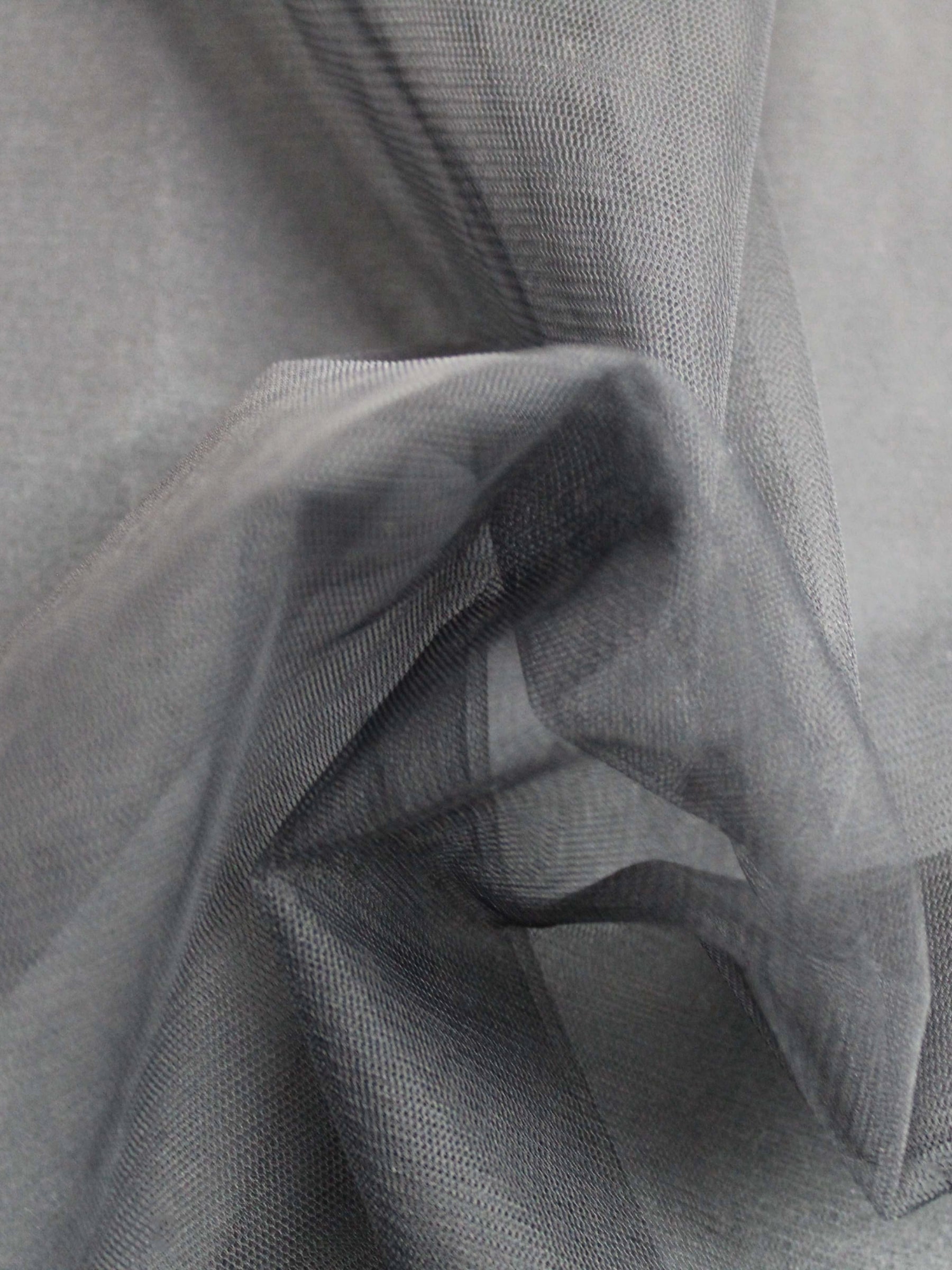Black Stretch Tulle - TU0003
