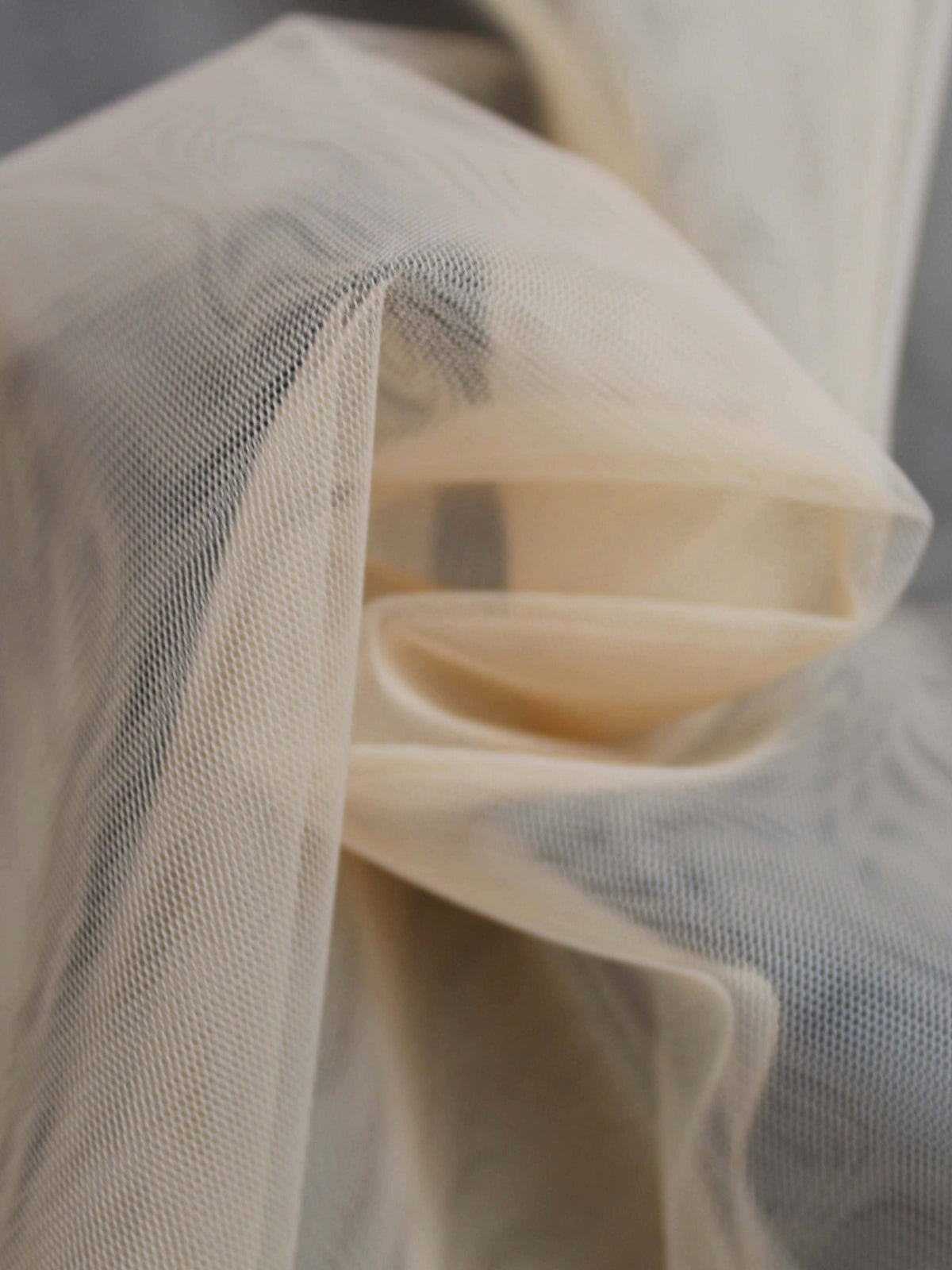 Dark Skin Stretch Tulle - TU0003