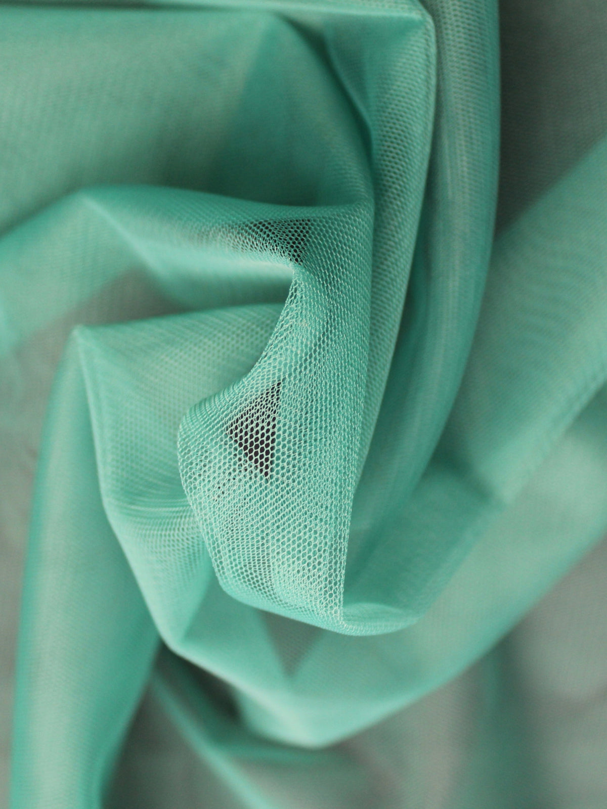Green Stretch Tulle - TU0003