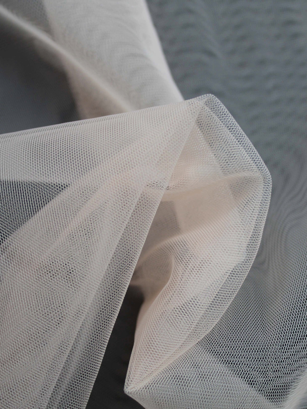 Light Coral Stretch Tulle - TU0003