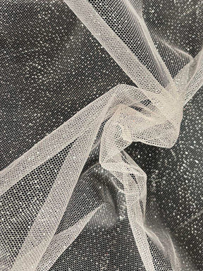 Pink with Silver Glitter Tulle - TU0053