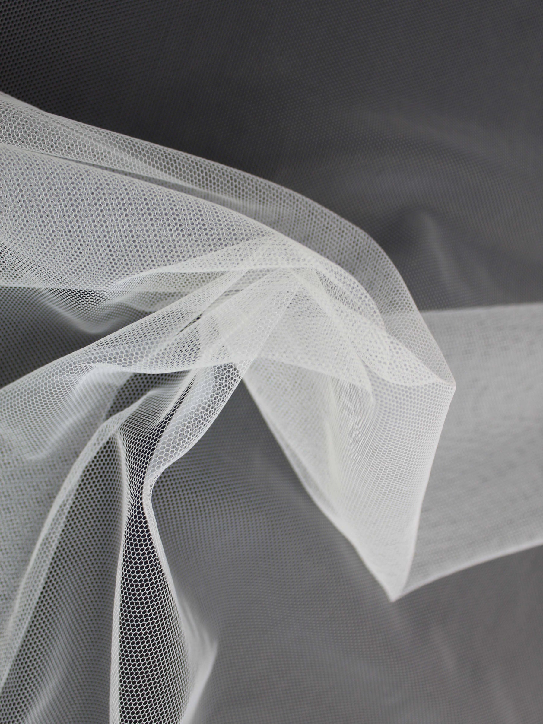 Ivory Recycled Tulle - TU0056