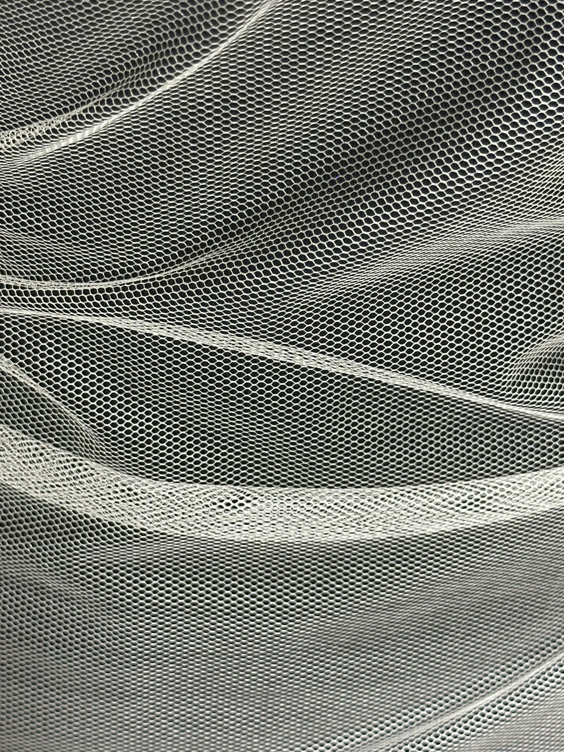 Ivory Silk Tulle - TU0068