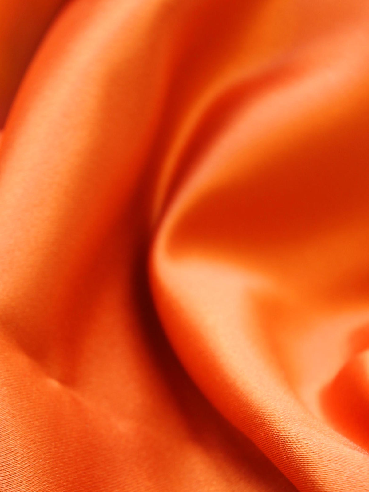 Tangerine Polyester Satin - Majestic
