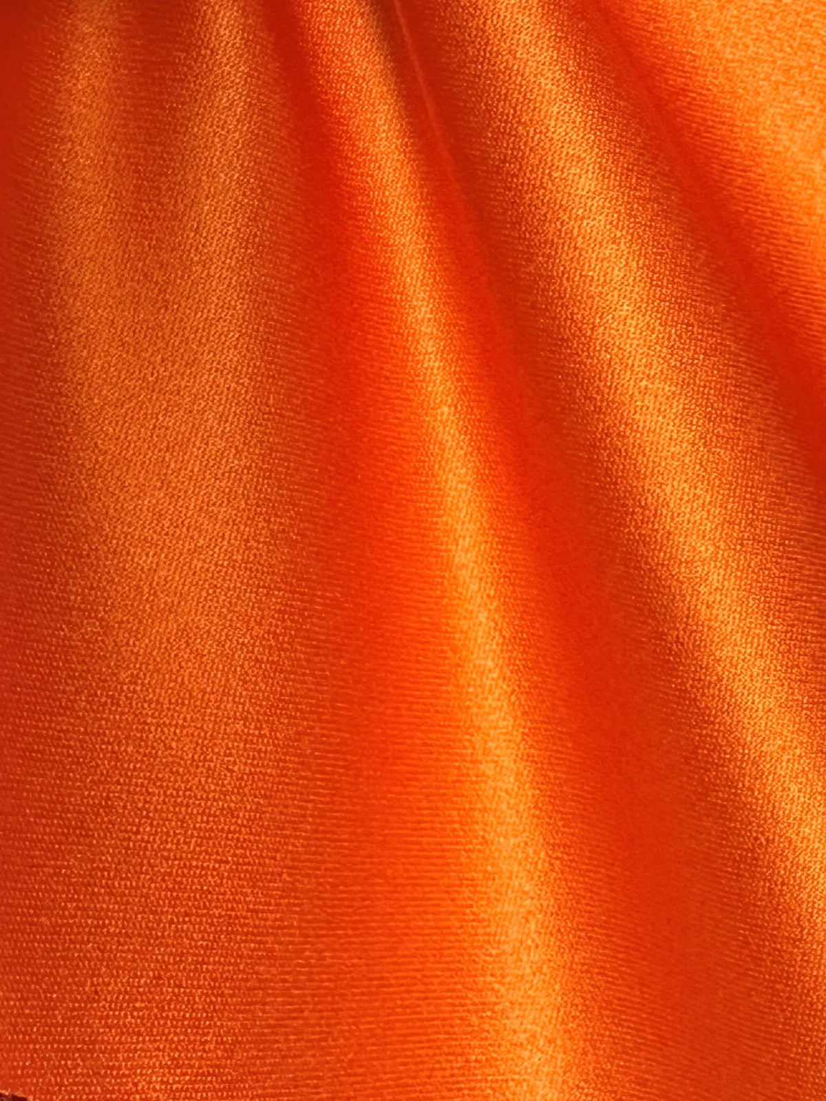 Tangerine Polyester Satin - Canada