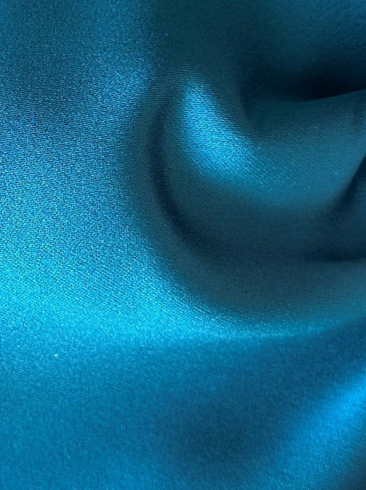 Teal Polyester Satin - Moldova