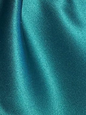 Teal Green Polyester Satin - Canada
