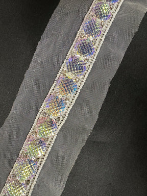 Iridescent and Pearl Dress Trim - TR/413