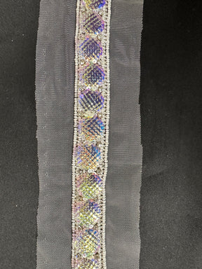 Iridescent and Pearl Dress Trim - Testament