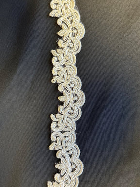 Ivory Corded and Beaded Trim – Tops