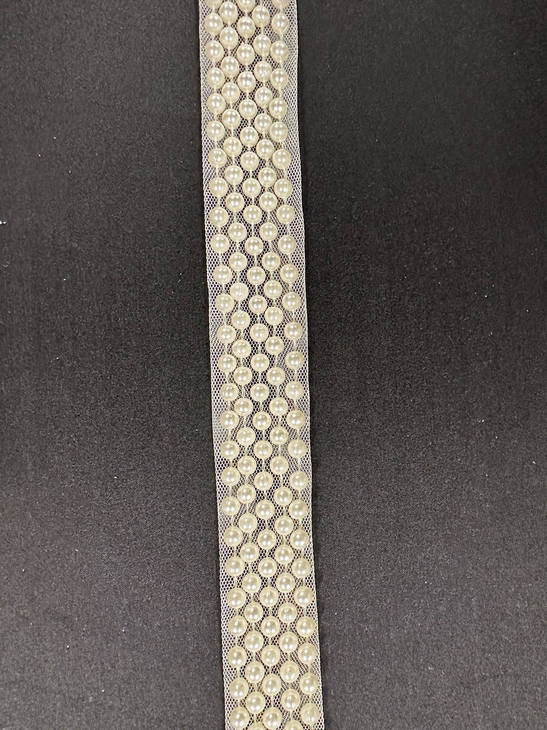 Ivory Pearl Dress Trim - Transform