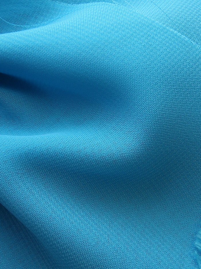 Turquoise Polyester Chiffon - Benevolence