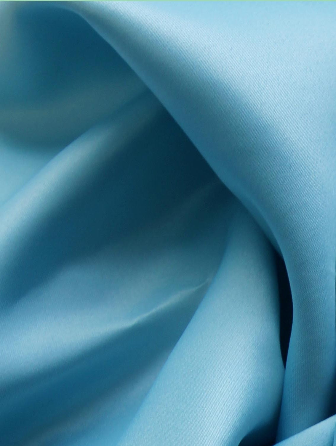 Turquoise Polyester Satin - Majestic