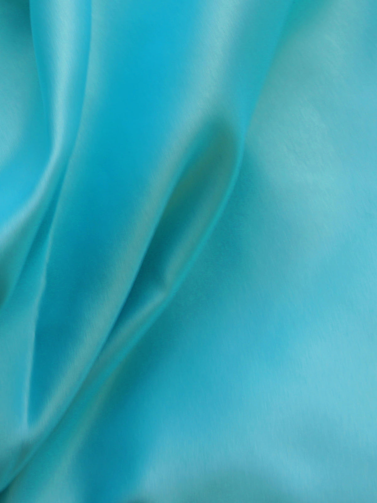 Turquoise Silk Satin - Splendour