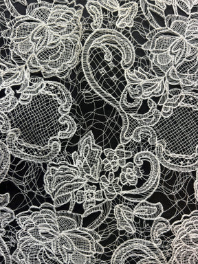 Ivory Raschel Lace - Tyra