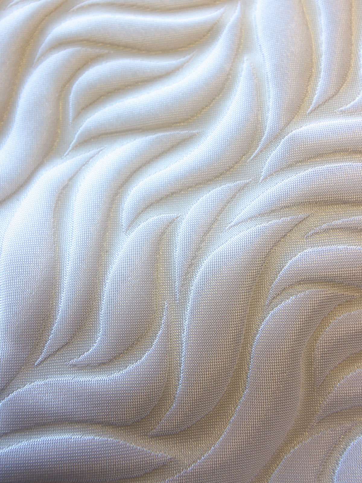 White Waistcoat Fabric - Madrid