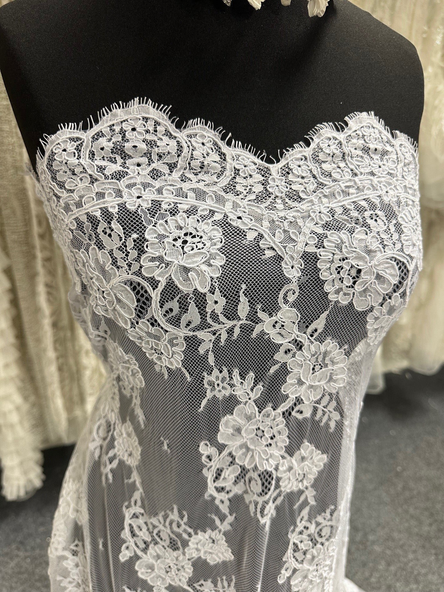 White Corded Lace - Sarah