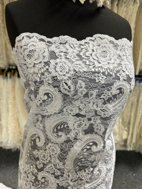 White Corded Lace - Isla