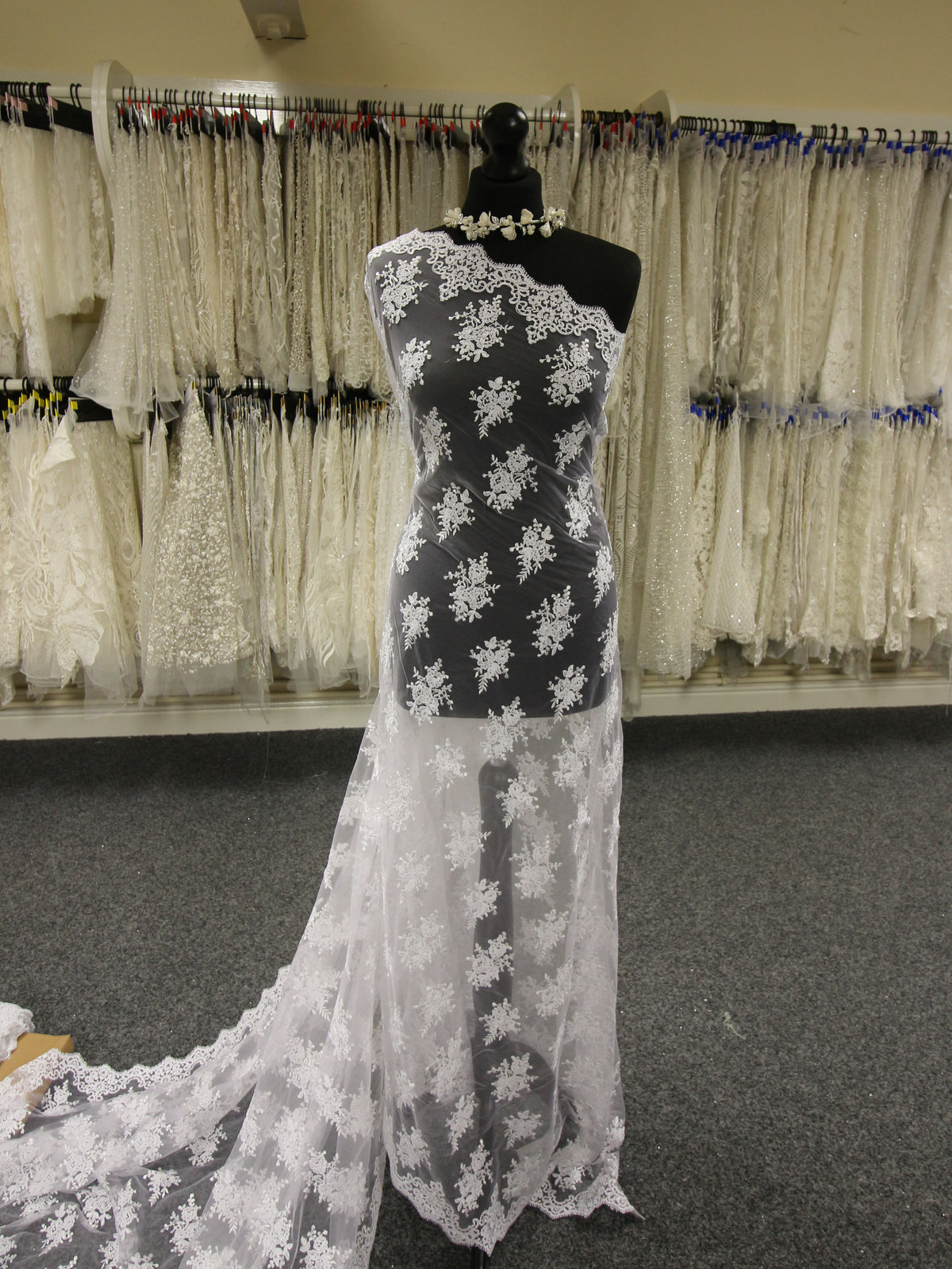 White Corded Lace - Janis