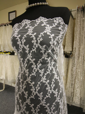 White French Embroidered Lace - Larissa