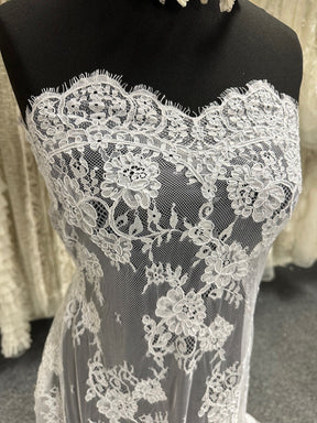 White Corded Lace - Amelia