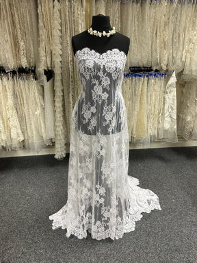 White Corded Lace - Amelia