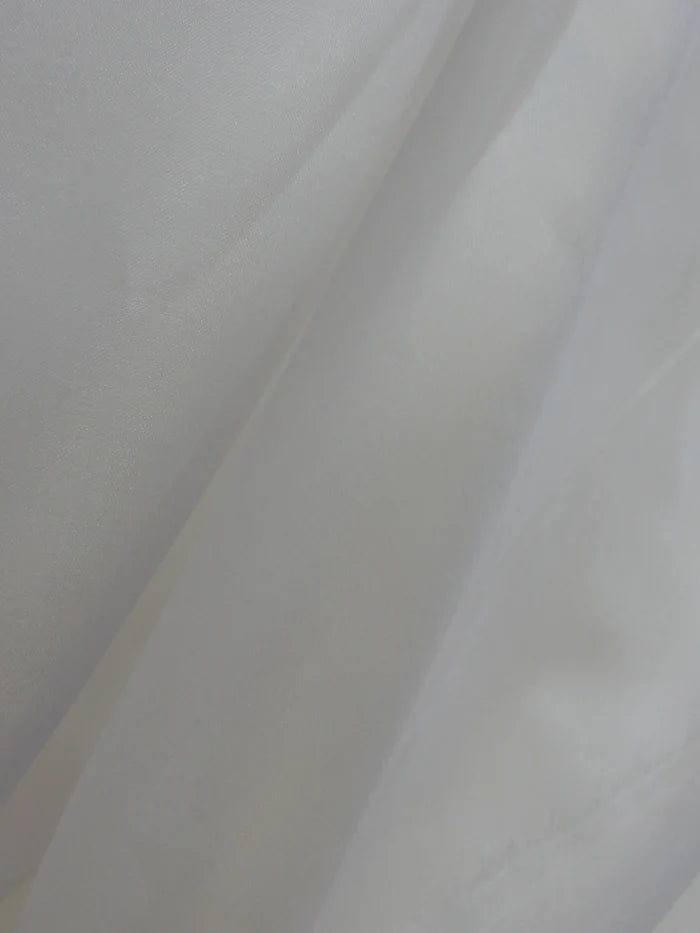 White Silk Satin Organza P771 main image 0