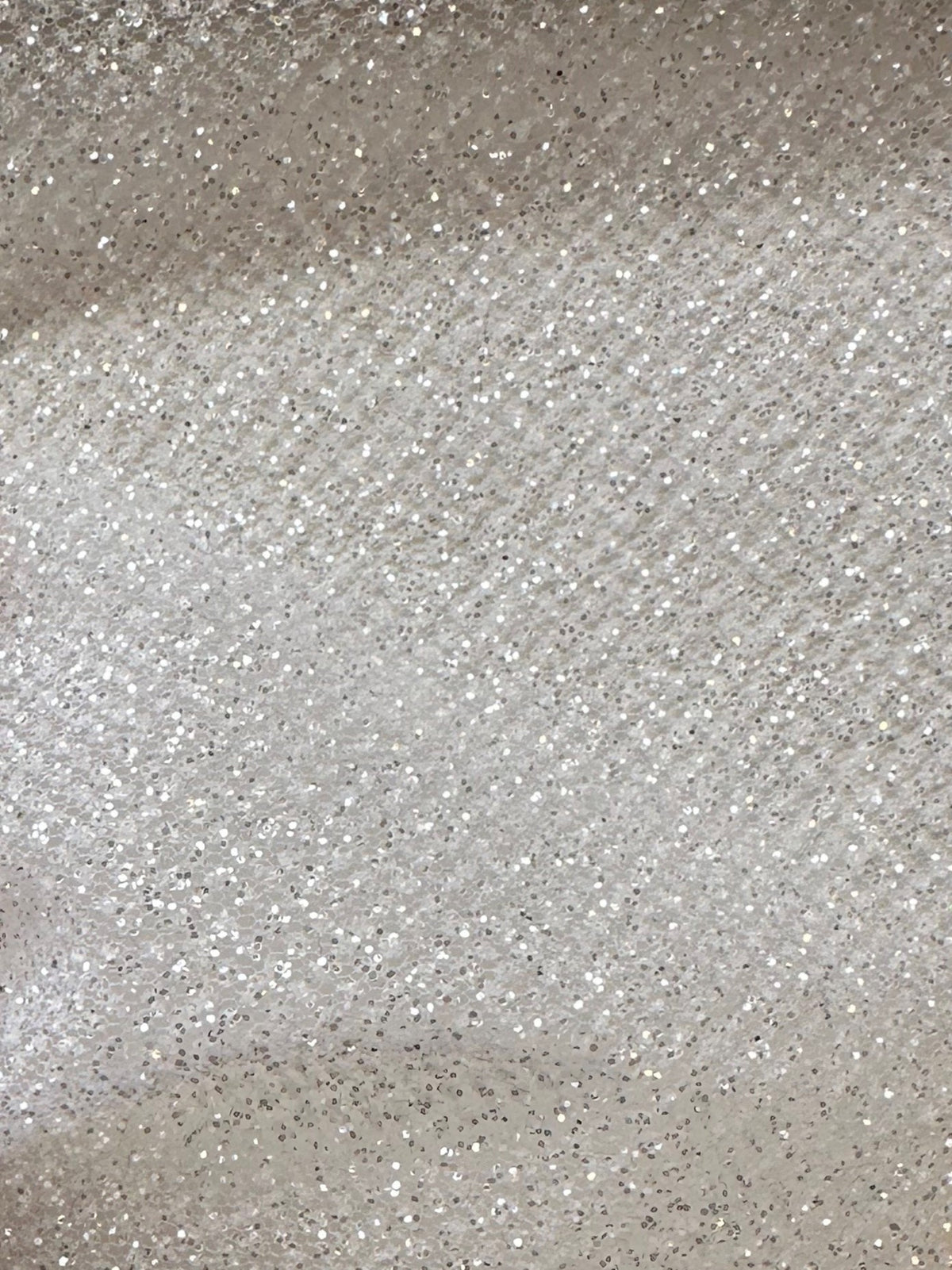 White Glitter Tulle - Shining