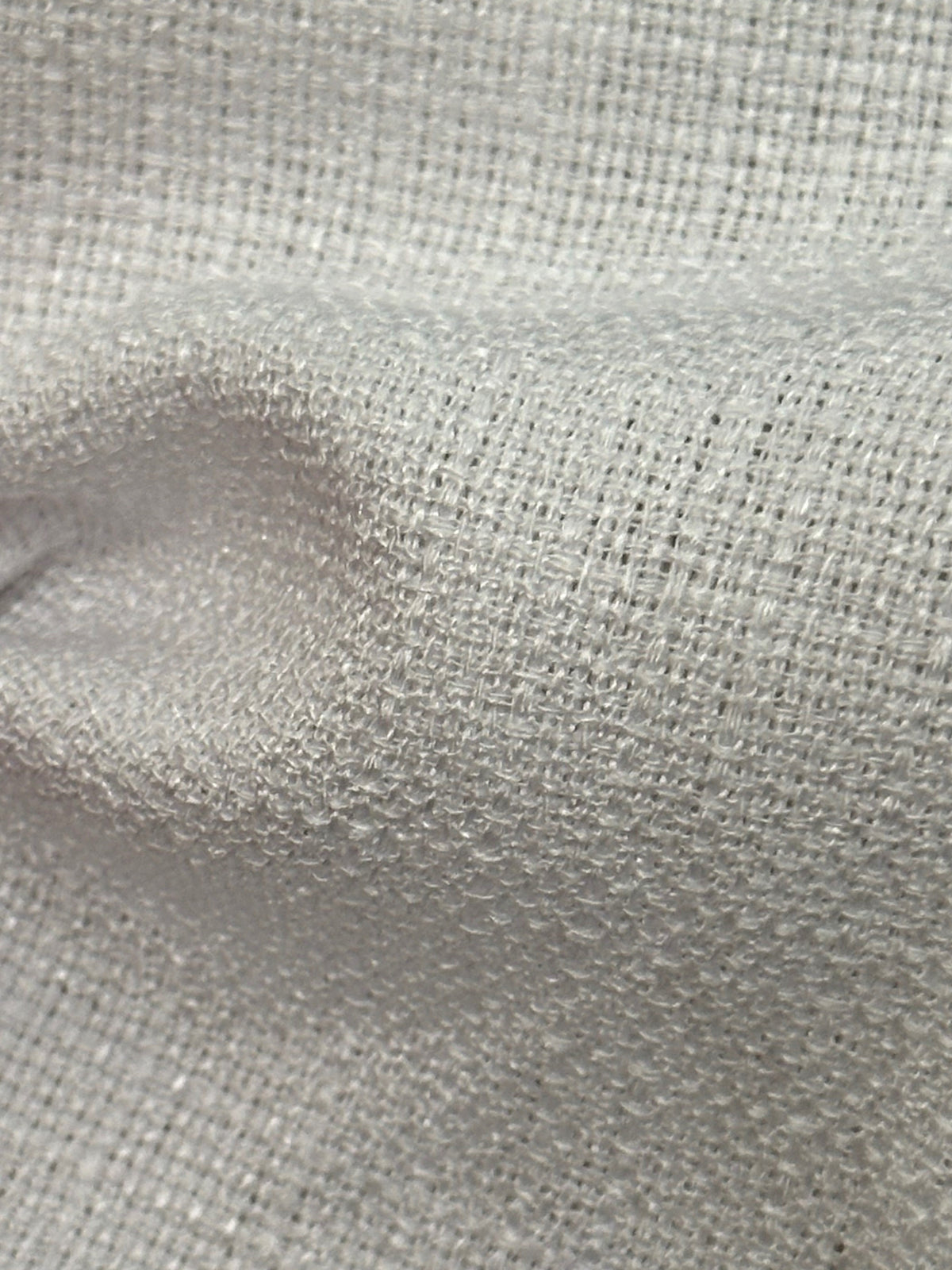 White Linen Look Polyester - Coast