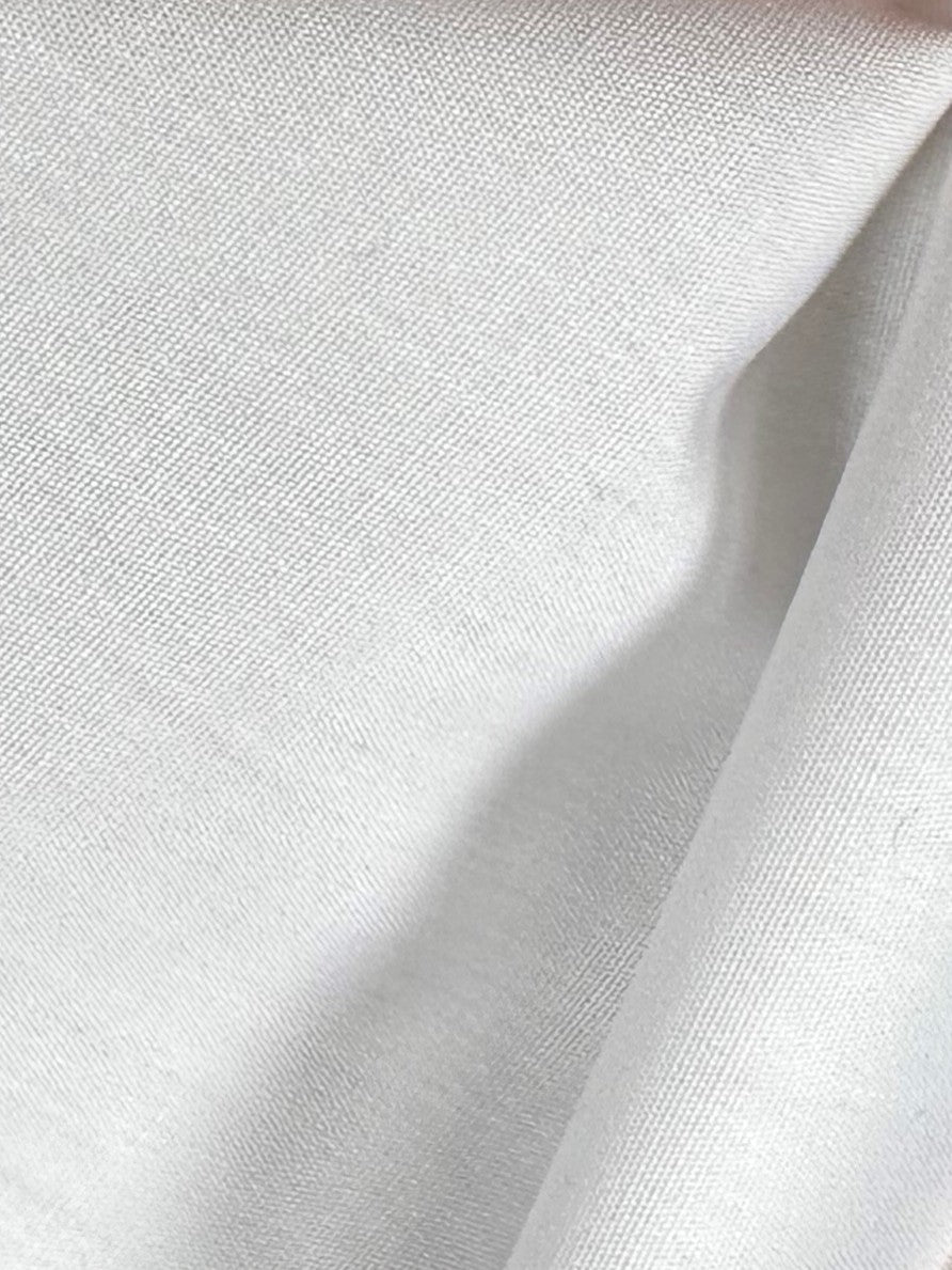 White Cotton Poplin