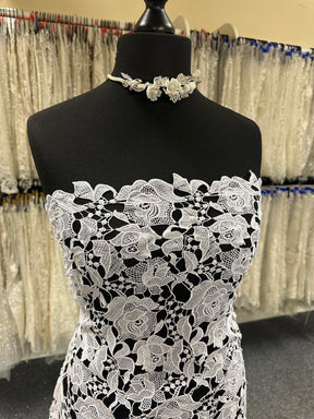 White Guipure Lace - Emma