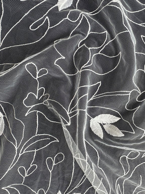 Ivory Embroidered Lace - Winslett