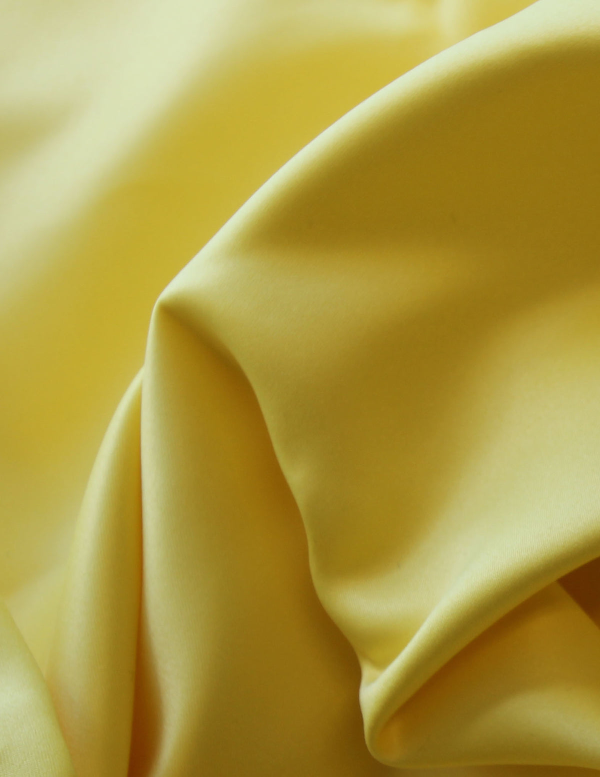 Yellow Polyester Satin - Ascot