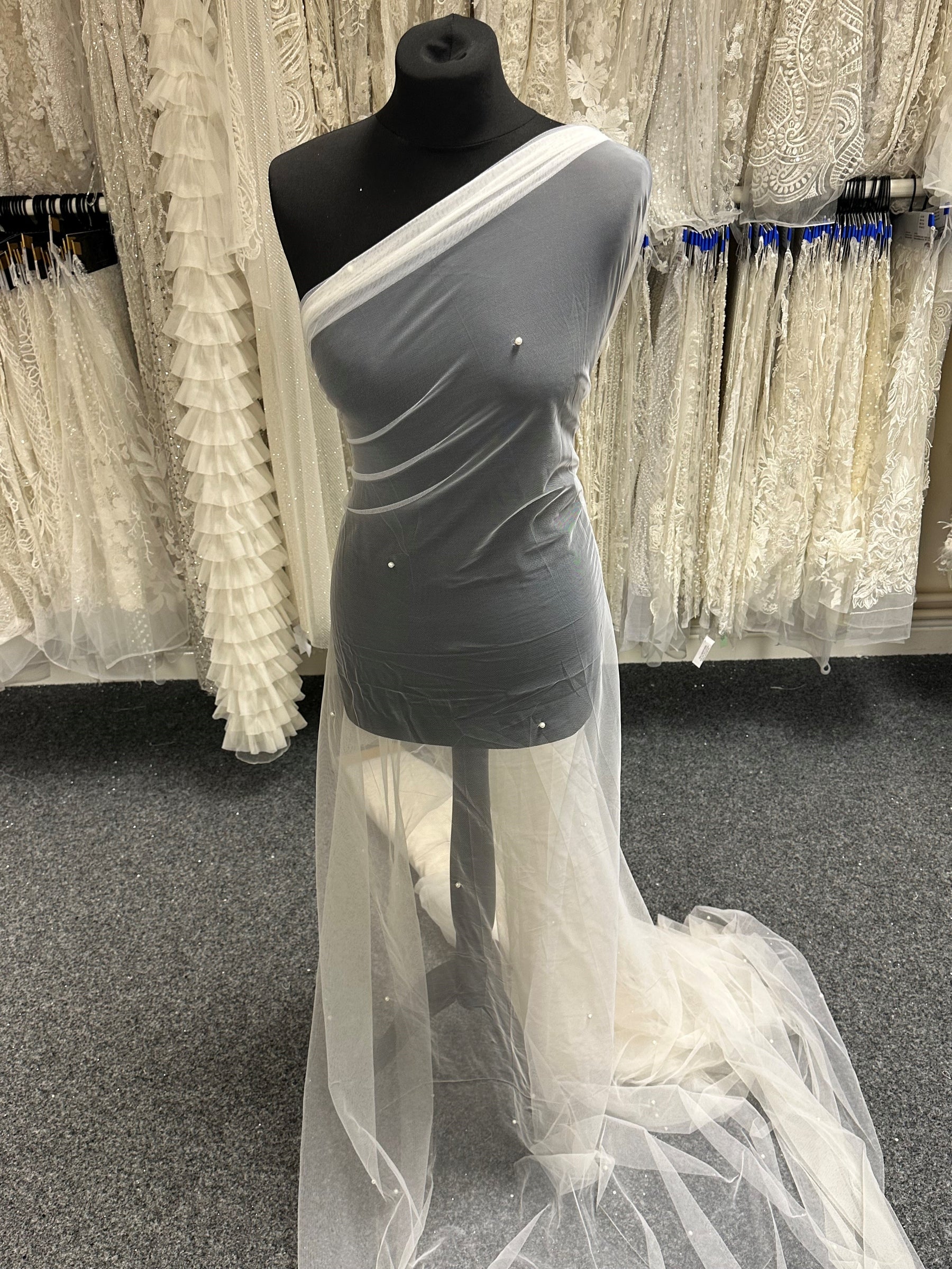 Ivory Pearl Tulle - Sultan Ivory Pearl Tulle - Sultan