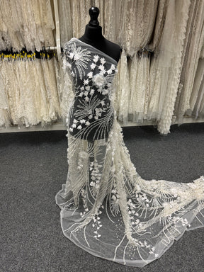 Ivory 3D Bridal Lace - Winnifred