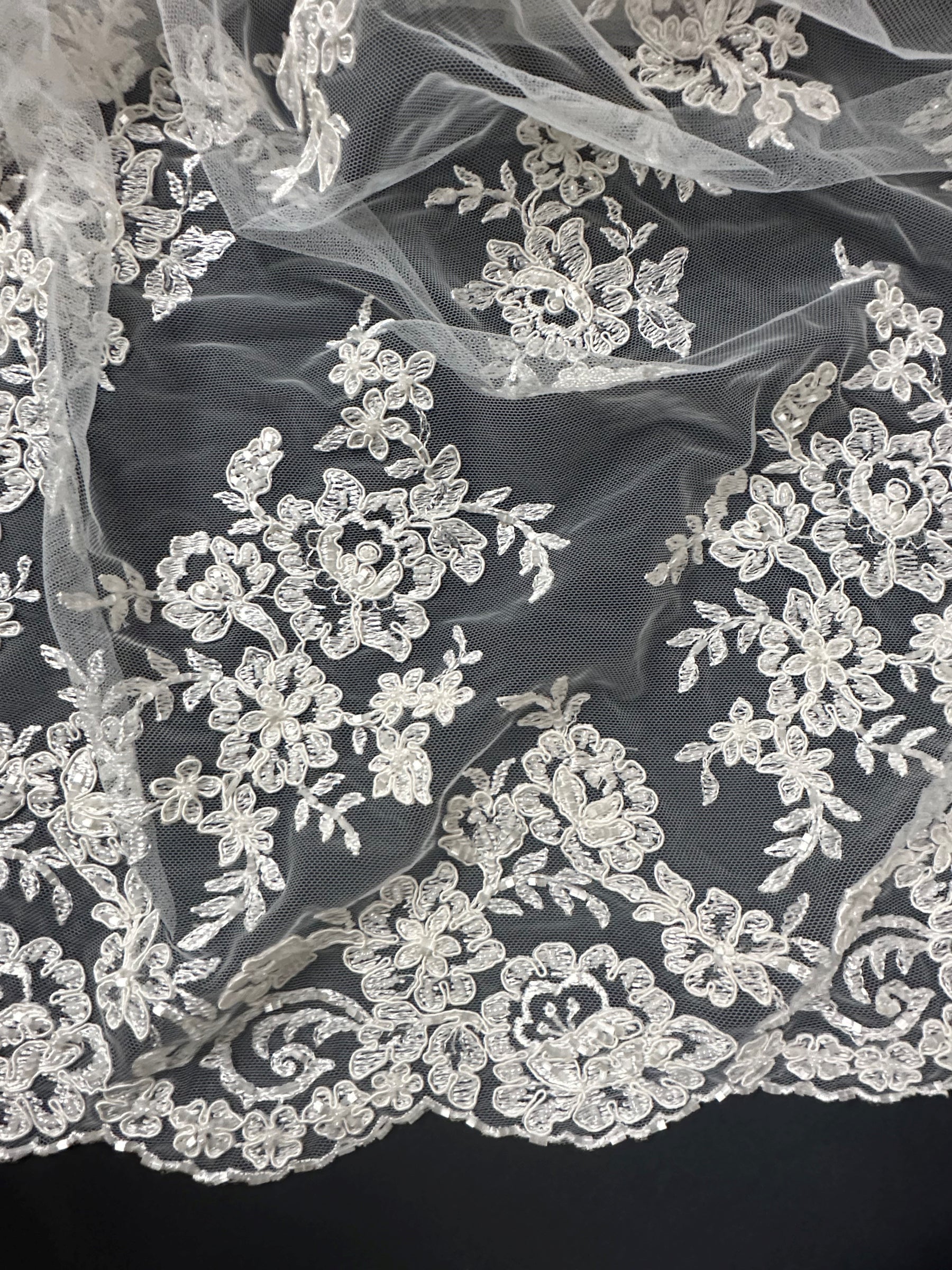 Ivory Beaded Bridal Lace - Noisy