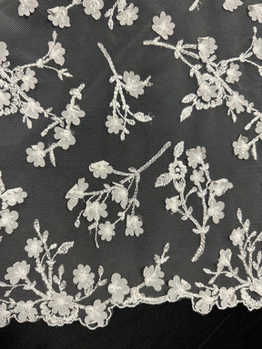 Ivory Laser Embroidery Lace - Hypnosis (CF Helena)