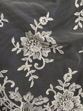 Ivory Beaded Lace - Languid