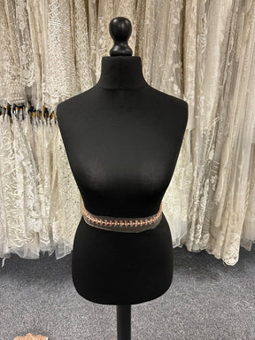 Rose Gold Crystal Trim - EH2023