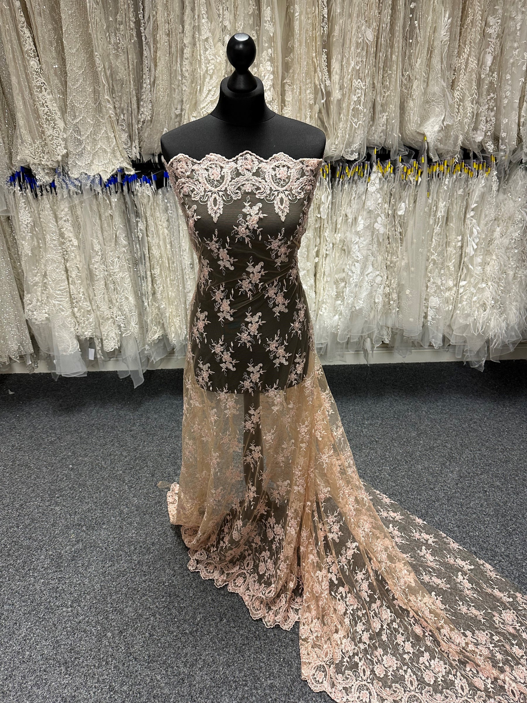 Nude Beaded Lace - Sappy