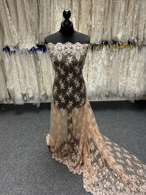 Nude Beaded Lace - Sappy
