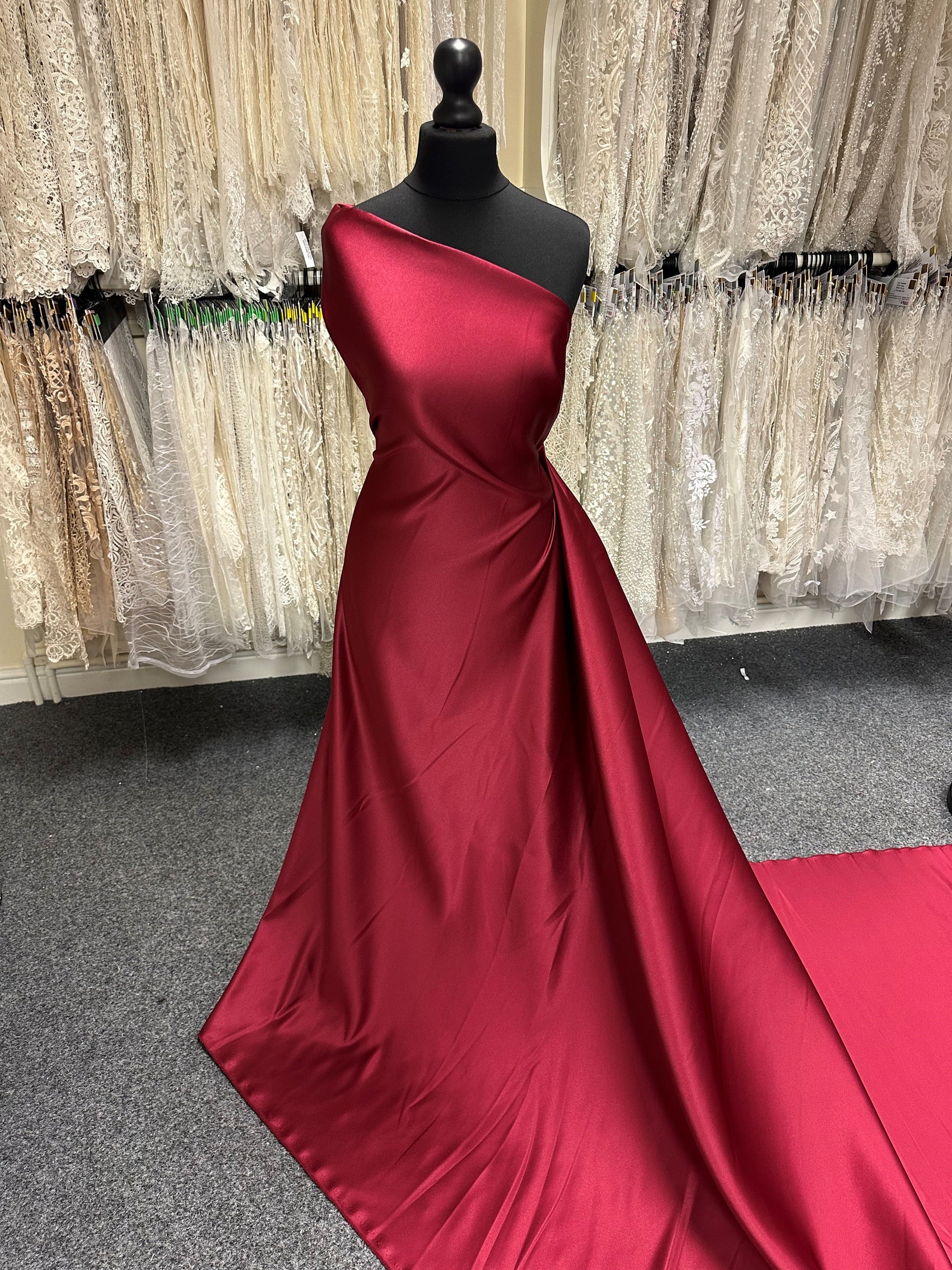 duchesse satin dress Brier Rose