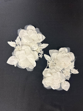 Ivory 3D Lace Appliques - Jaunt