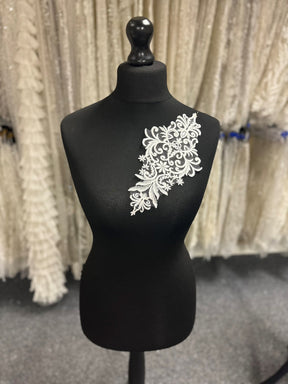 Ivory Sequin Lace Applique - Archie