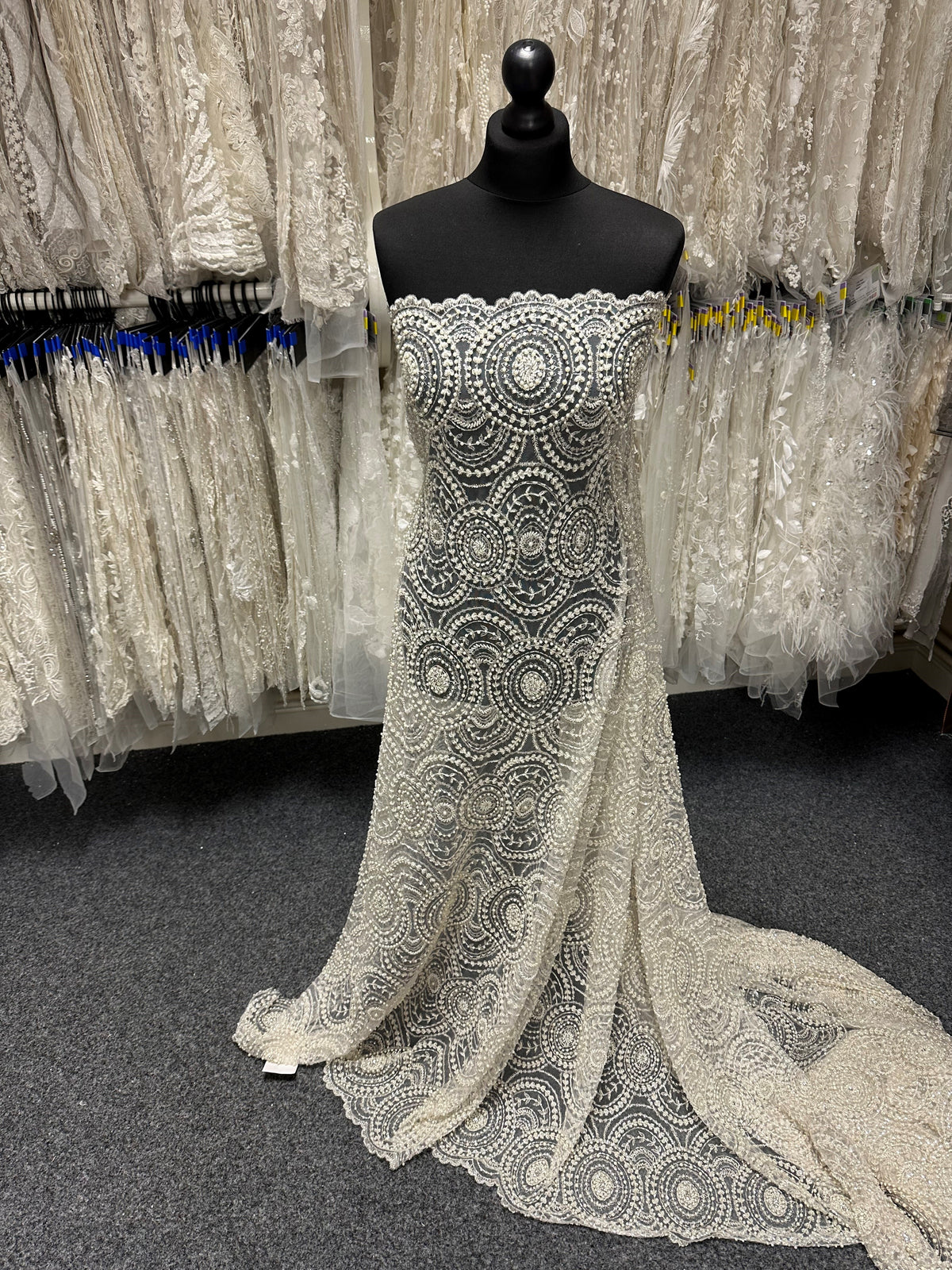 Ivory 1920s Beaded Lace - Catchy