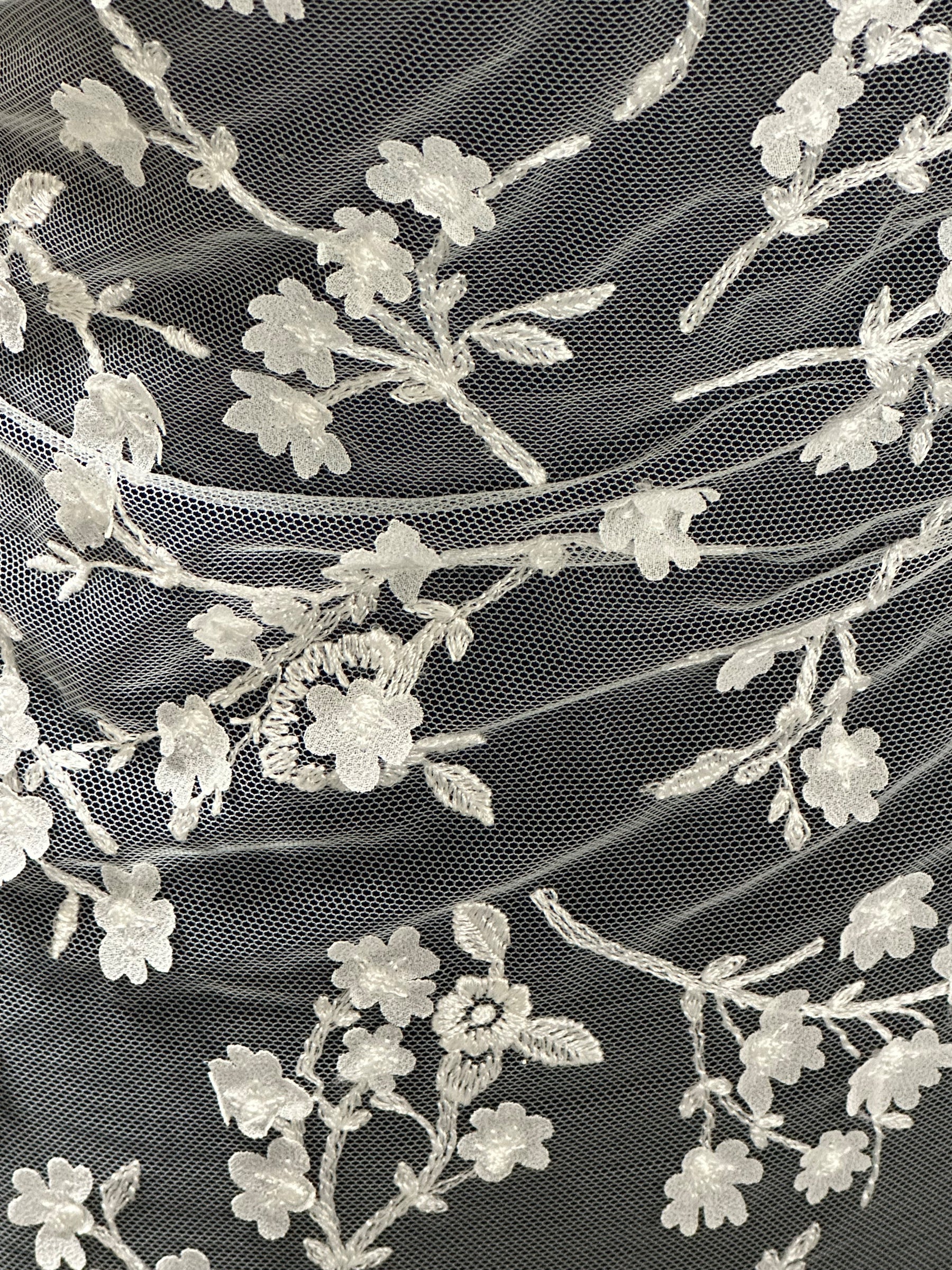 Ivory Laser Embroidery Lace - Hypnosis