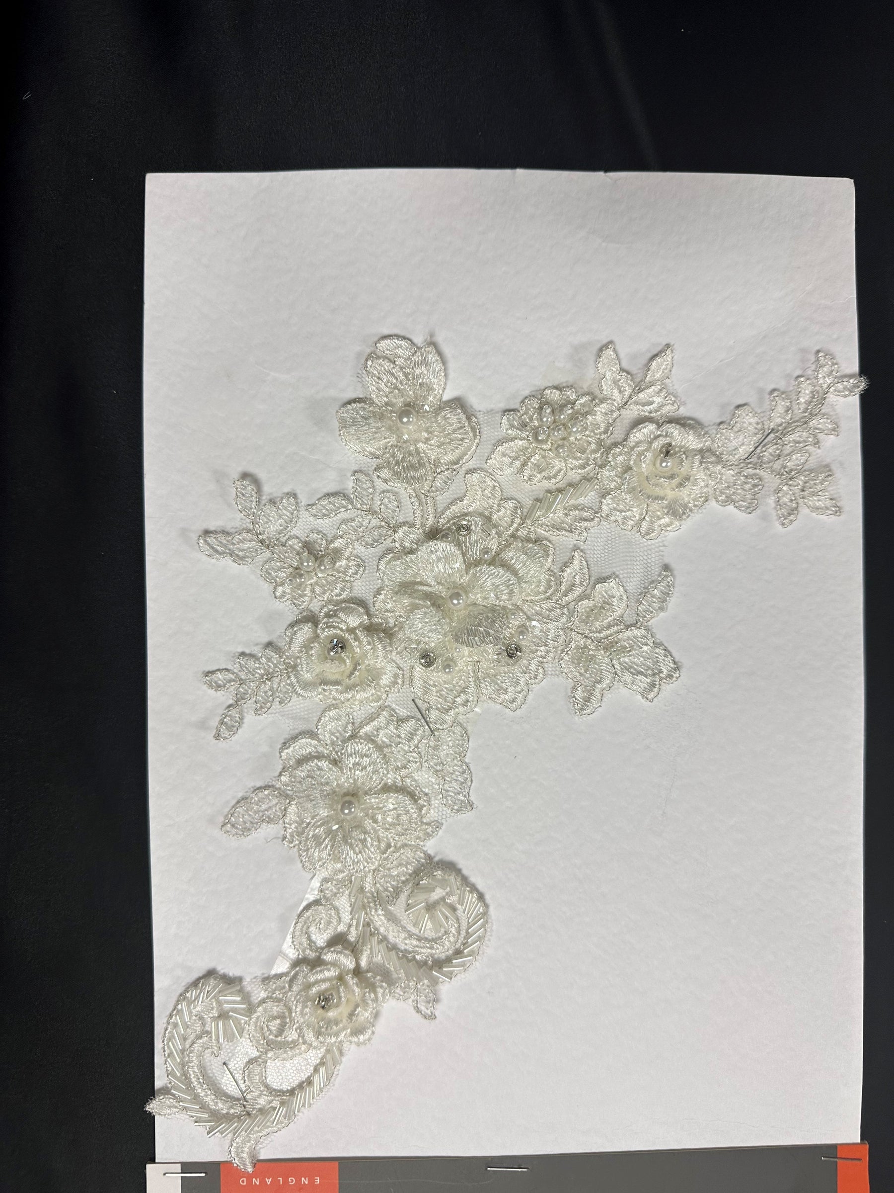 Ivory 3D Lace Appliques - AP 248 (CF)