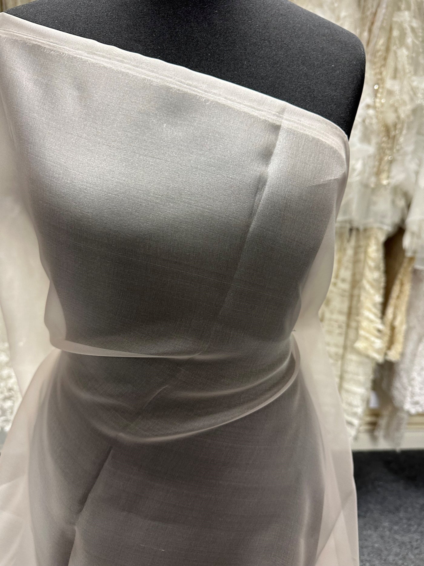 Pale Yellow Silk Organza Evolution main image 1