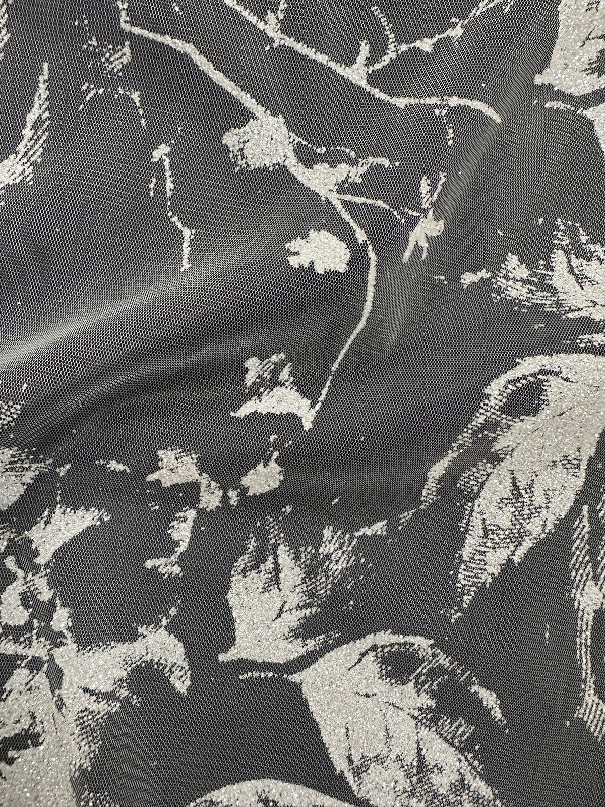 Ivory Glitter Lace - Needle (CF Nicola)