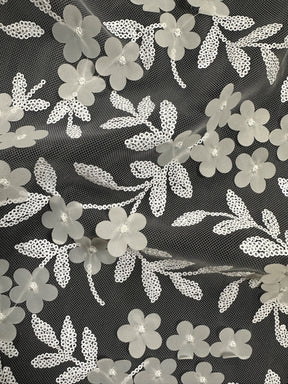 Ivory 3D Embroidered Lace – Florence (CF)